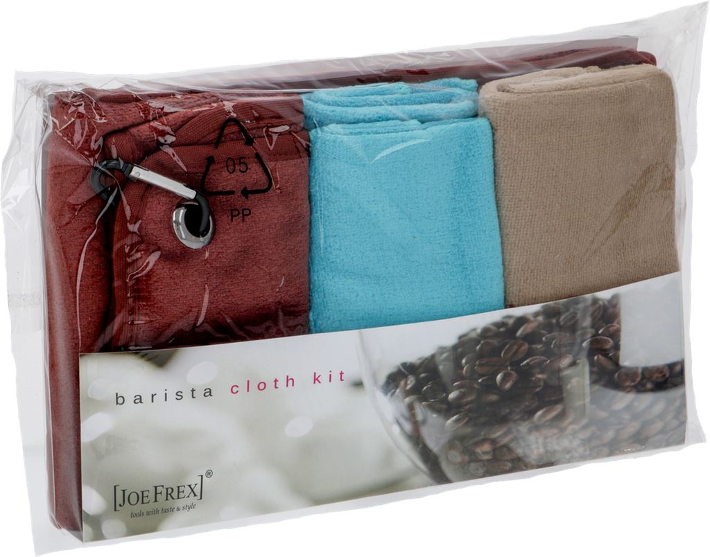 JoeFrex Barista Cloth Kit - Set van 4 Microvezeldoekjes