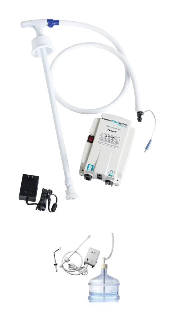 Drinkwater-pomp en tank (Flojet)