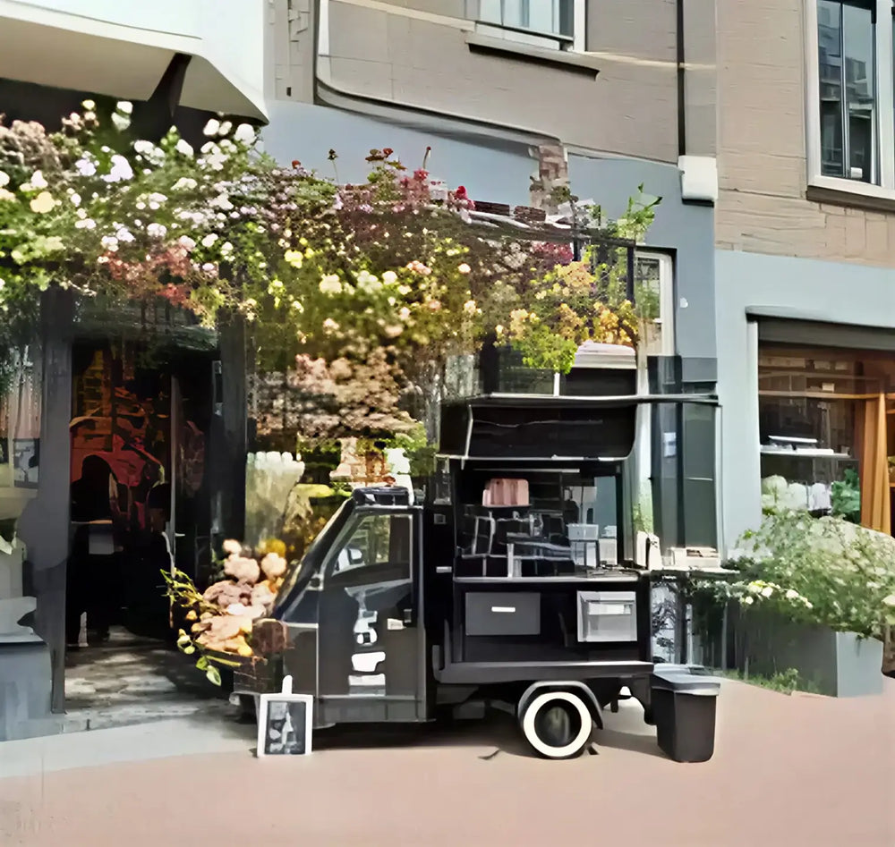 Piaggio Ape –Mobiele koffiebar